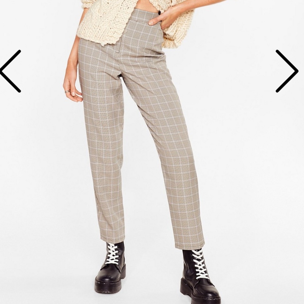NWT Nasty Gal Plaid Pants